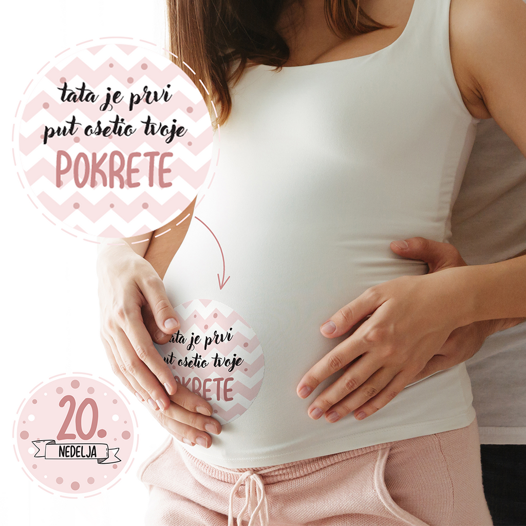 Stikeri za trudnice i bebe Stikea Stikeri "Moja trudnoća korak po korak"